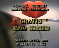 Wernisaż wystawy obiektów i instalacji "Gratis" Tomasza Sikorskiego [Film]