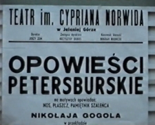 Opowieści petersburskie [zapis spektaklu] [Film]