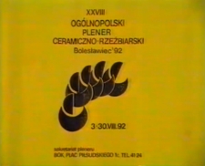 28. Ogólnopolski Plener Ceramiczny Bolesławiec 1992 [Film]