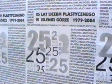 25 lat Liceum Plastycznego w Jeleniej Górze. Jubileuszowa wystawa z okazji 25-lecia pracy twórczej Jana Supersona [Film]