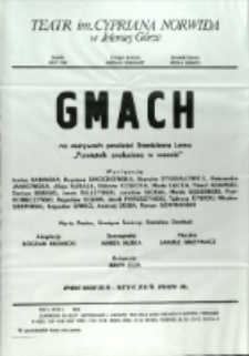 Gmach - afisz premierowy [Dokument życia społecznego]