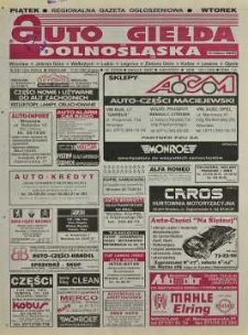 Auto Giełda Dolnośląska : regionalna gazeta ogłoszeniowa, R. 5, 1997, nr 6 (334) [17.01]