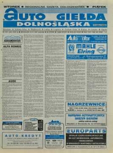 Auto Giełda Dolnośląska : regionalna gazeta ogłoszeniowa, R. 5, 1997, nr 7 (335) [21.01]