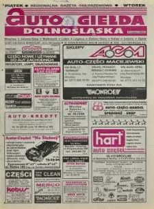 Auto Giełda Dolnośląska : regionalna gazeta ogłoszeniowa, R. 5, 1997, nr 8 (336) [24.01]