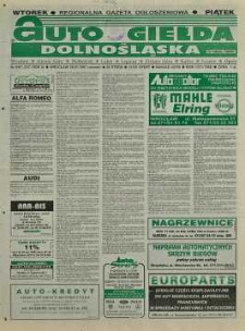 Auto Giełda Dolnośląska : regionalna gazeta ogłoszeniowa, R. 5, 1997, nr 9 (337) [28.01]