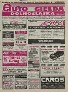 Auto Giełda Dolnośląska : regionalna gazeta ogłoszeniowa, R. 5, 1997, nr 12 (340) [7.02]