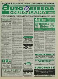 Auto Giełda Dolnośląska : regionalna gazeta ogłoszeniowa, R. 5, 1997, nr 13 (341) [11.02]