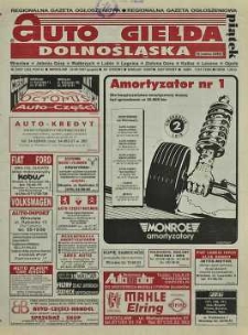 Auto Giełda Dolnośląska : regionalna gazeta ogłoszeniowa, R. 5, 1997, nr 34 (362) [25.04]