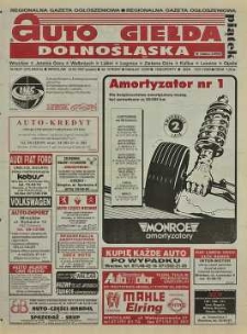 Auto Giełda Dolnośląska : regionalna gazeta ogłoszeniowa, R. 5, 1997, nr 42 (370) [23.05]