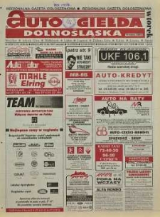 Auto Giełda Dolnośląska : regionalna gazeta ogłoszeniowa, R. 5, 1997, nr 47 (375) [10.06]