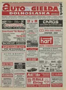 Auto Giełda Dolnośląska : regionalna gazeta ogłoszeniowa, R. 5, 1997, nr 52 (380) [27.06]