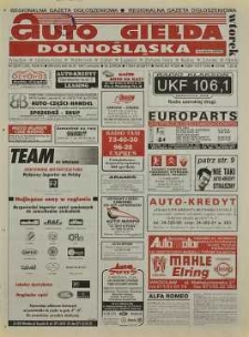 Auto Giełda Dolnośląska : regionalna gazeta ogłoszeniowa, R. 5, 1997, nr 55 (383) [8.07]