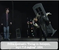 Próba spektaklu Pociag do Betlejem, Czyli 715 zaginął [Film]