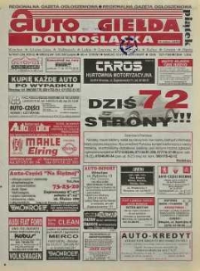 Auto Giełda Dolnośląska : regionalna gazeta ogłoszeniowa, R. 5, 1997, nr 70 (398) [5.09]