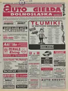 Auto Giełda Dolnośląska : regionalna gazeta ogłoszeniowa, R. 5, 1997, nr 72 (400) [12.09]