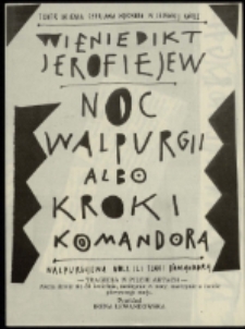 Noc Walpurgii albo kroki komandora - program [Dokument życia społecznego]