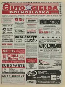 Auto Giełda Dolnośląska : regionalna gazeta ogłoszeniowa, R. 5, 1997, nr 81 (409) [14.10]