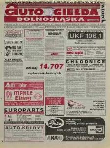Auto Giełda Dolnośląska : regionalna gazeta ogłoszeniowa, R. 5, 1997, nr 83 (411) [21.10]