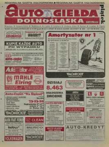 Auto Giełda Dolnośląska : regionalna gazeta ogłoszeniowa, R. 5, 1997, nr 84 (412) [24.10]