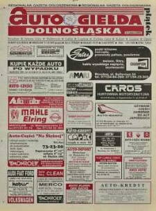 Auto Giełda Dolnośląska : regionalna gazeta ogłoszeniowa, R. 5, 1997, nr 86 (414) [31.10]
