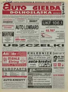Auto Giełda Dolnośląska : regionalna gazeta ogłoszeniowa, R. 5, 1997, nr 93 (420) [25.11]