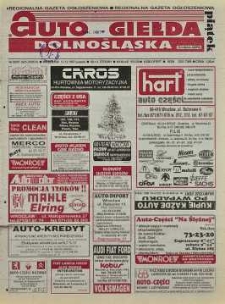 Auto Giełda Dolnośląska : regionalna gazeta ogłoszeniowa, R. 5, 1997, nr 98 (425) [12.12]