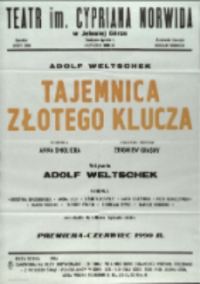 Tajemnica złotego klucza - afisz premierowy [Dokument życia społecznego]