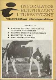 Informator Kulturalny i Turystyczny Województwa Jeleniogórskiego, 1979, nr 11