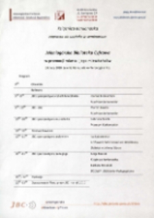 Jeleniog&oacute;rska Biblioteka Cyfrowa w promocji miasta i jego mieszkańc&oacute;w : seminarium - program [Dokument elektroniczny]