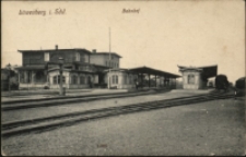 Löwenberg i. Schl. Bahnhof [Dokument ikonograficzny]