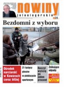 Nowiny Jeleniog&oacute;rskie : tygodnik społeczny, R.56!, 2015, nr 4 (2901) [Dokument elektroniczny]