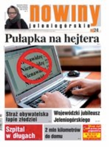 Nowiny Jeleniog&oacute;rskie : tygodnik społeczny, R.56!, 2015, nr 11 (2908) [Dokument elektroniczny]