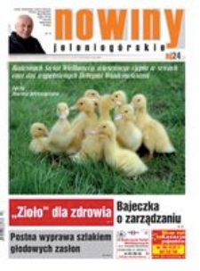 Nowiny Jeleniogórskie : tygodnik społeczny, R.56!, 2015, nr 13 (2910) [Dokument elektroniczny]