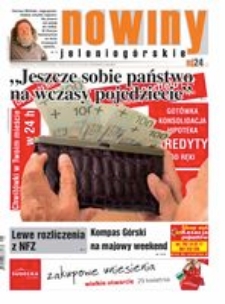 Nowiny Jeleniogórskie : tygodnik społeczny, R.57!, 2015, nr 16 (2913) [Dokument elektroniczny]