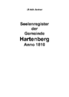 Seelenregister der Gemeinde Hartenberg Anno 1810 [Dokument elektroniczny]