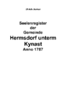 Seelenregister der Gemeinde Hermsdorf unterm Kynast Anno 1787 [Dokument elektroniczny]