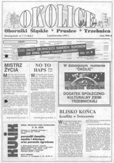 Okolice : Oborniki Śląskie, Prusice, Trzebnica, 1992, nr 7 [2.10]