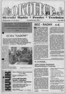 Okolice : Oborniki Śląskie, Prusice, Trzebnica, 1992, nr 8 [16.10]