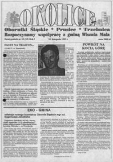 Okolice : Oborniki Śląskie, Prusice, Trzebnica, 1992, nr 10 [20.11]