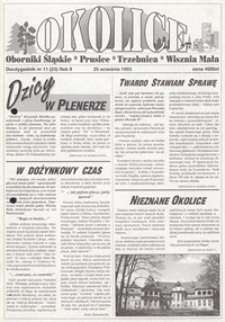 Okolice: Oborniki Śląskie, Trzebnica, Prusice, Wisznia Mała, 1993, nr 11 (23) [25.09]