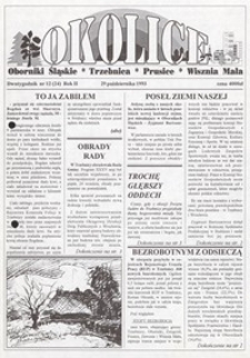 Okolice: Oborniki Śląskie, Trzebnica, Prusice, Wisznia Mała, 1993, nr 12 (24) [29.10]