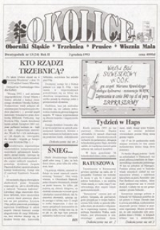 Okolice: Oborniki Śląskie, Trzebnica, Prusice, Wisznia Mała, 1993, nr 13 (24) [3.12]
