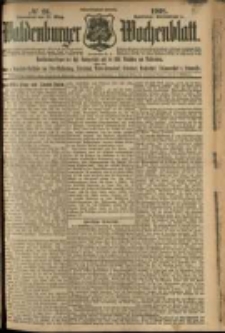 Waldenburger Wochenblatt, Jg. 54, 1908, nr 26