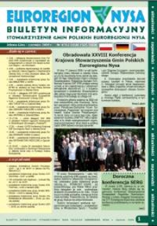 Euroregion Nysa : biuletyn informacyjny Stowarzyszenia Gmin Polskich Euroregionu Nysa, 2009, nr 4 (56)