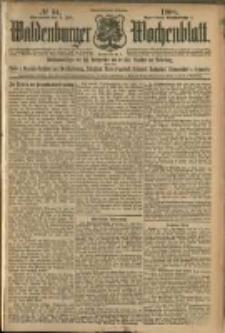 Waldenburger Wochenblatt, Jg. 54, 1908, nr 54