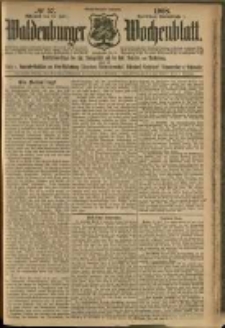 Waldenburger Wochenblatt, Jg. 54, 1908, nr 57