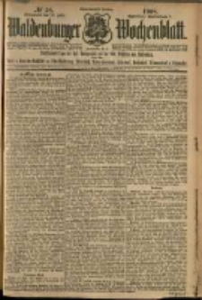 Waldenburger Wochenblatt, Jg. 54, 1908, nr 58