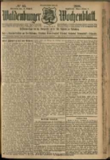 Waldenburger Wochenblatt, Jg. 54, 1908, nr 65