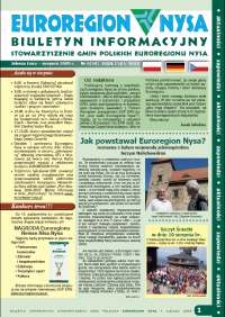 Euroregion Nysa : biuletyn informacyjny Stowarzyszenia Gmin Polskich Euroregionu Nysa, 2009, nr 6 (58)