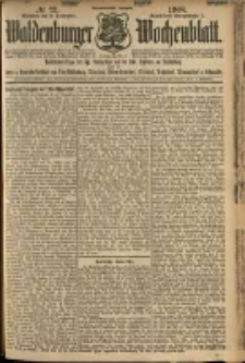 Waldenburger Wochenblatt, Jg. 54, 1908, nr 73